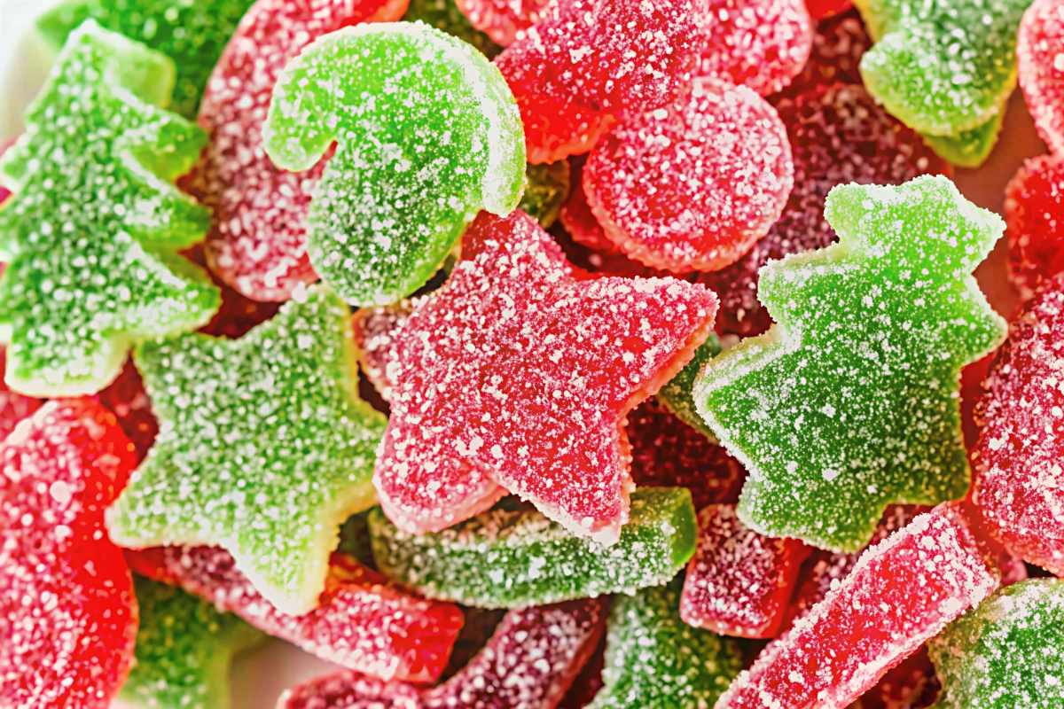 Homemade Christmas Gumdrops