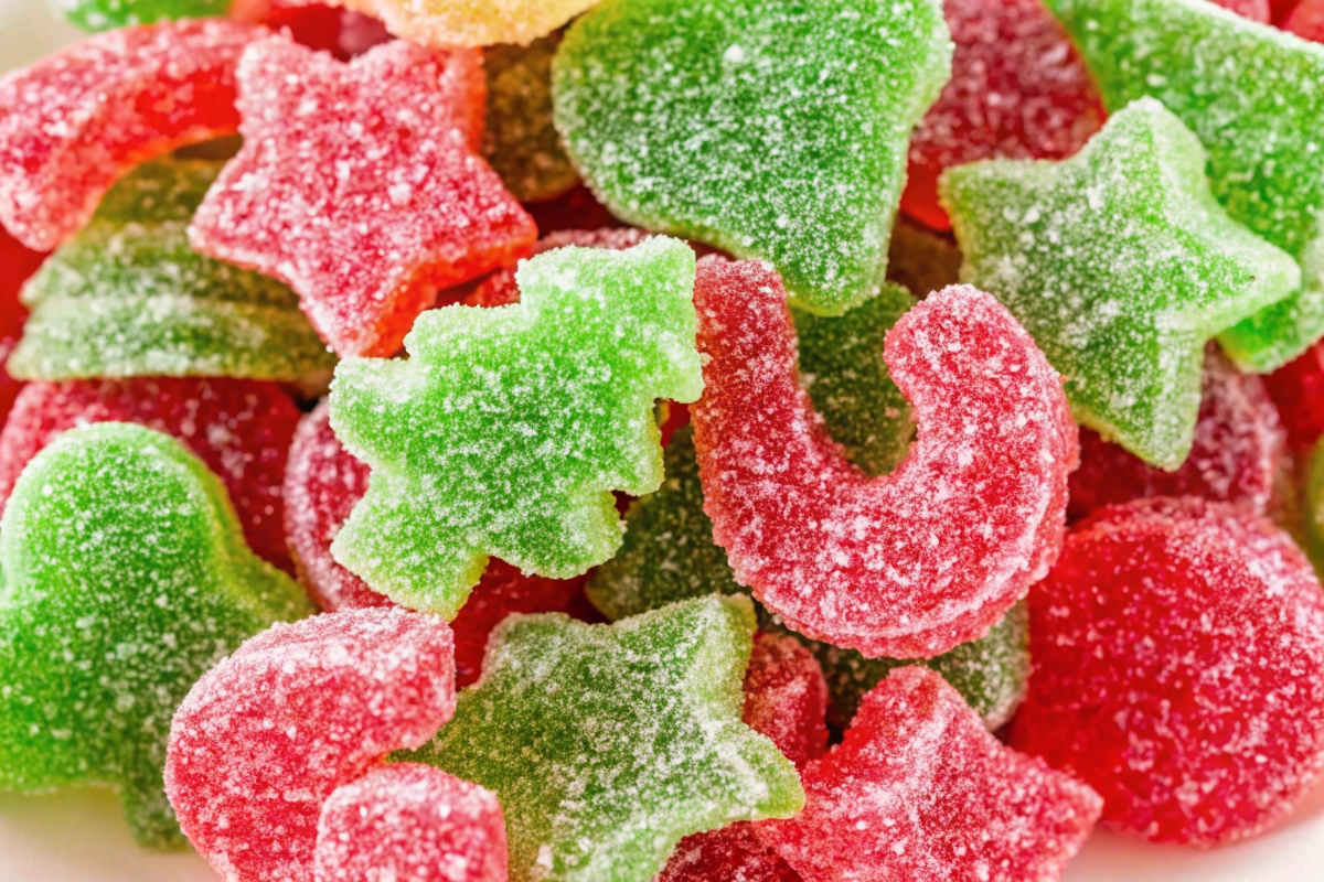Homemade Christmas Gumdrops