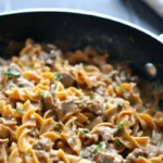 One-Pot Ground Beef Stroganoff