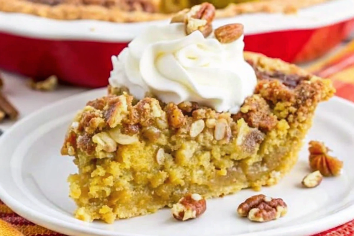 Pumpkin Crumb Pie
