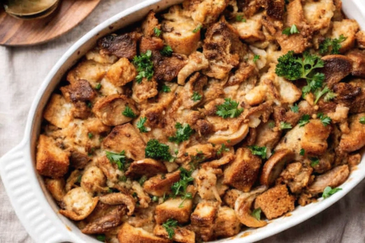 Quick Air Fryer Thanksgiving Casserole