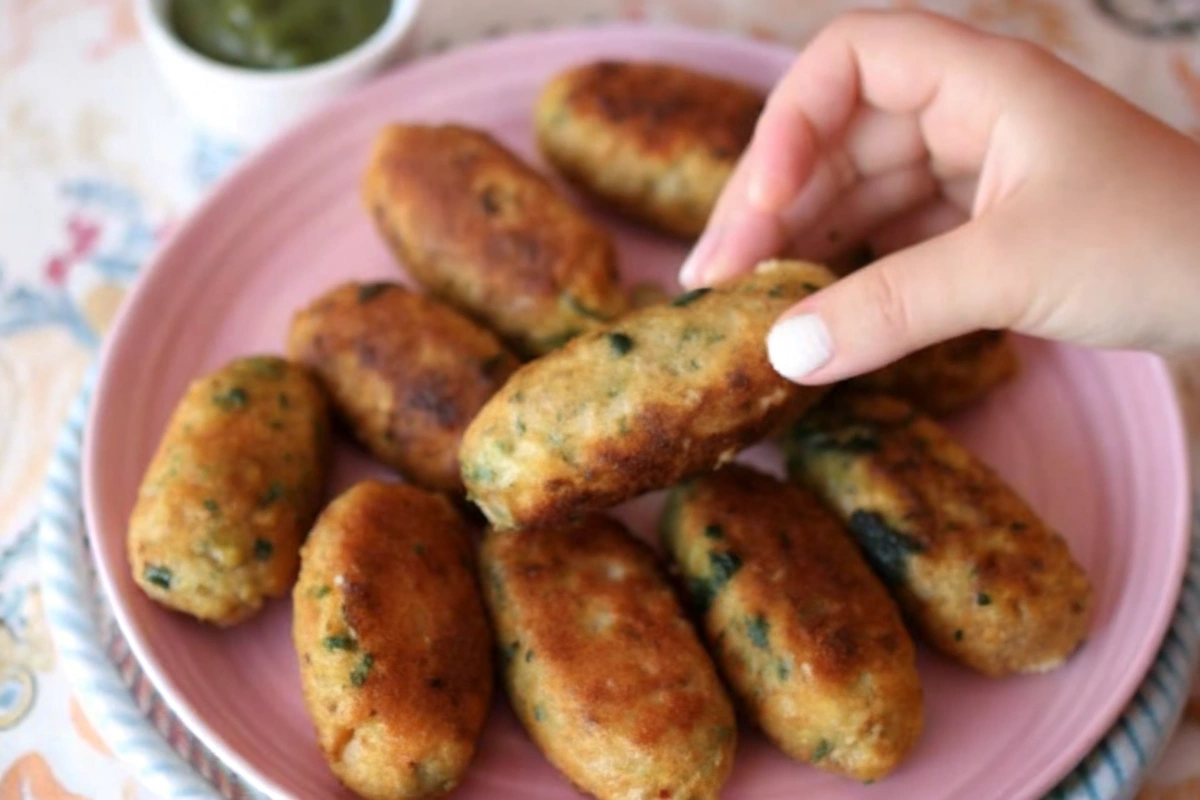 Salmon Fritters with Sweet Potato