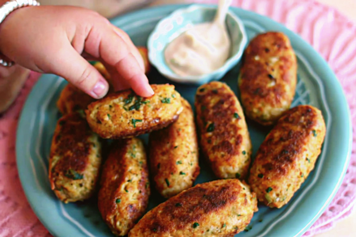 Salmon Fritters with Sweet Potato