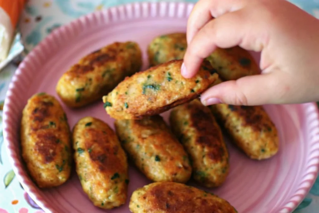 Salmon Fritters with Sweet Potato