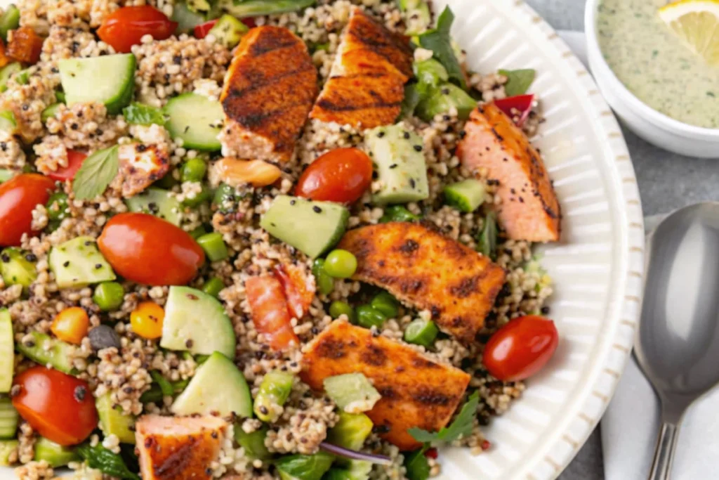 Salmon Quinoa Salad
