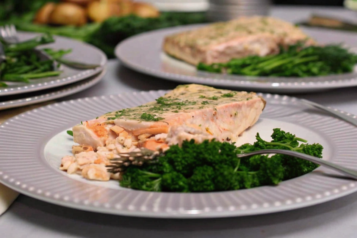 Salmon with Creamy Dill Sauce