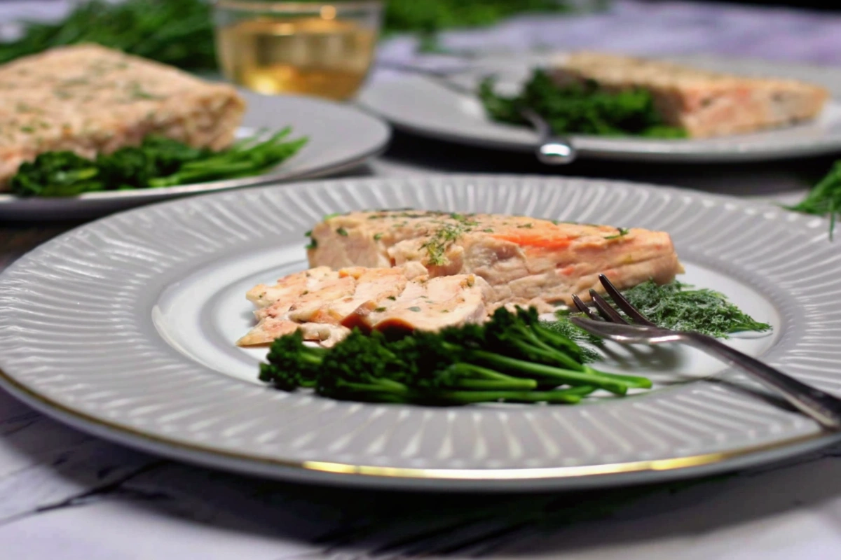 Salmon with Creamy Dill Sauce