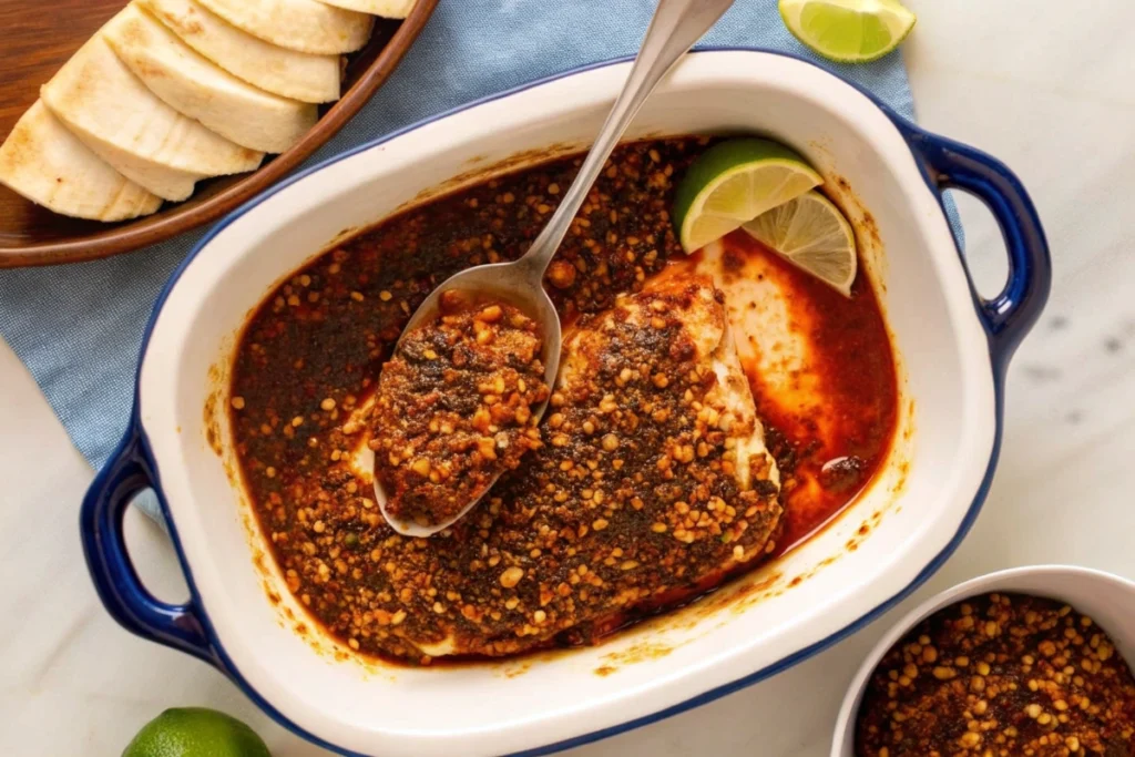 Salsa Macha Roast Salmon