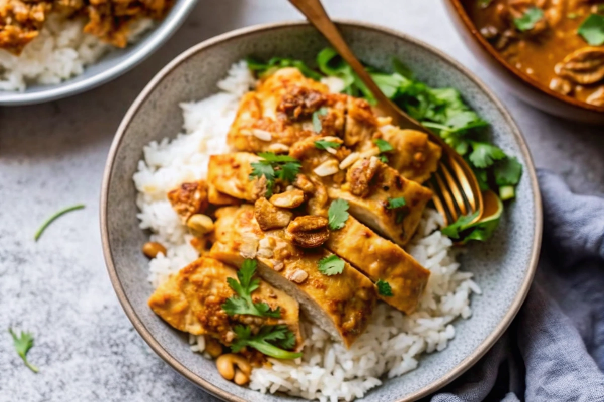 Slow Cooker Peanut Chicken