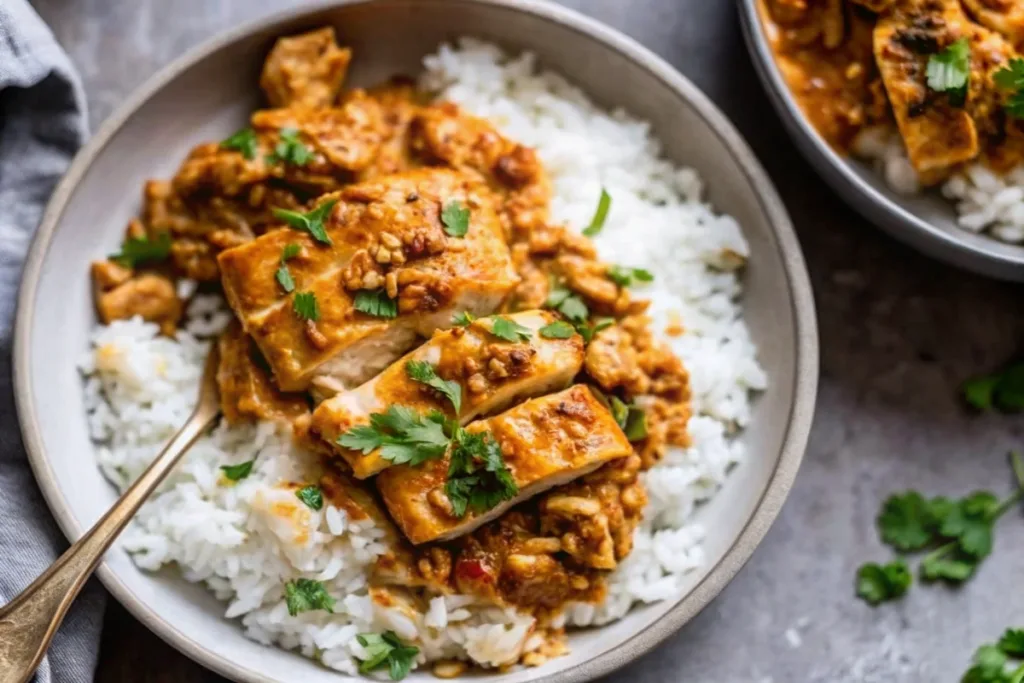 Slow Cooker Peanut Chicken