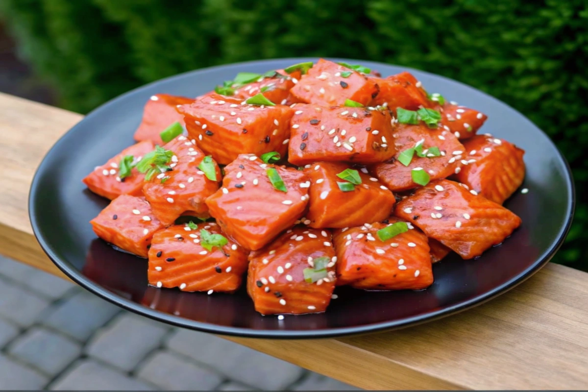 Smoked Salmon Burnt Ends
