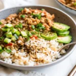 Spicy Canned Salmon Rice Bowl