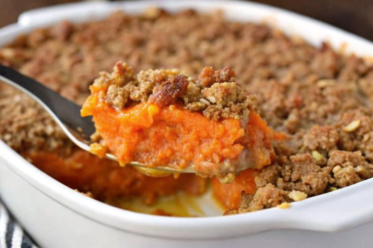 Sweet Potato Casserole for Thanksgiving