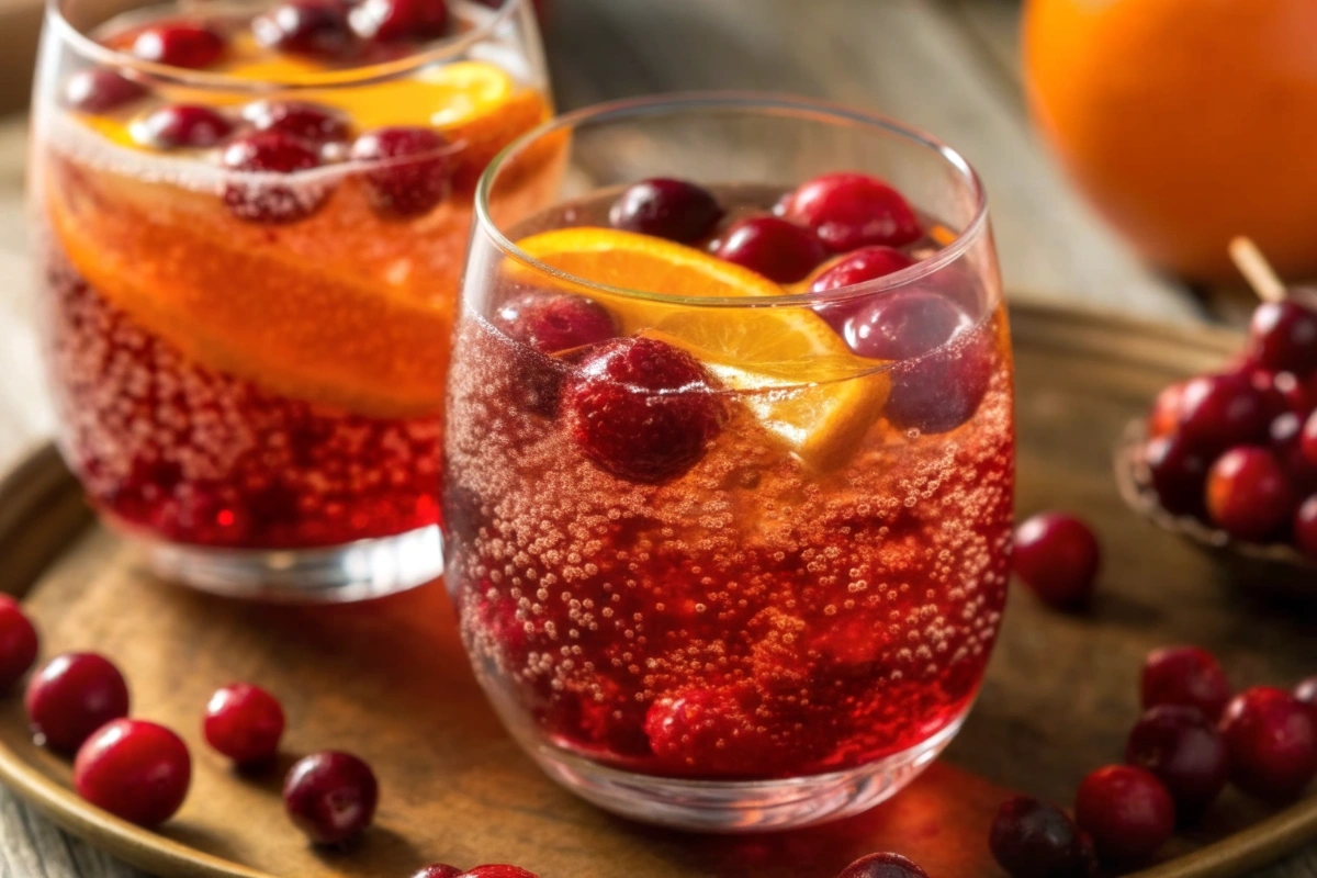 Thanksgiving Cranberry Spritzer