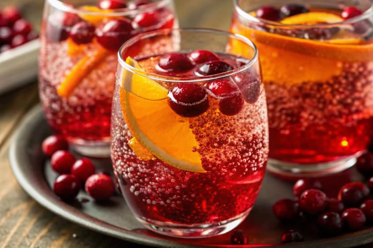 Thanksgiving Cranberry Spritzer