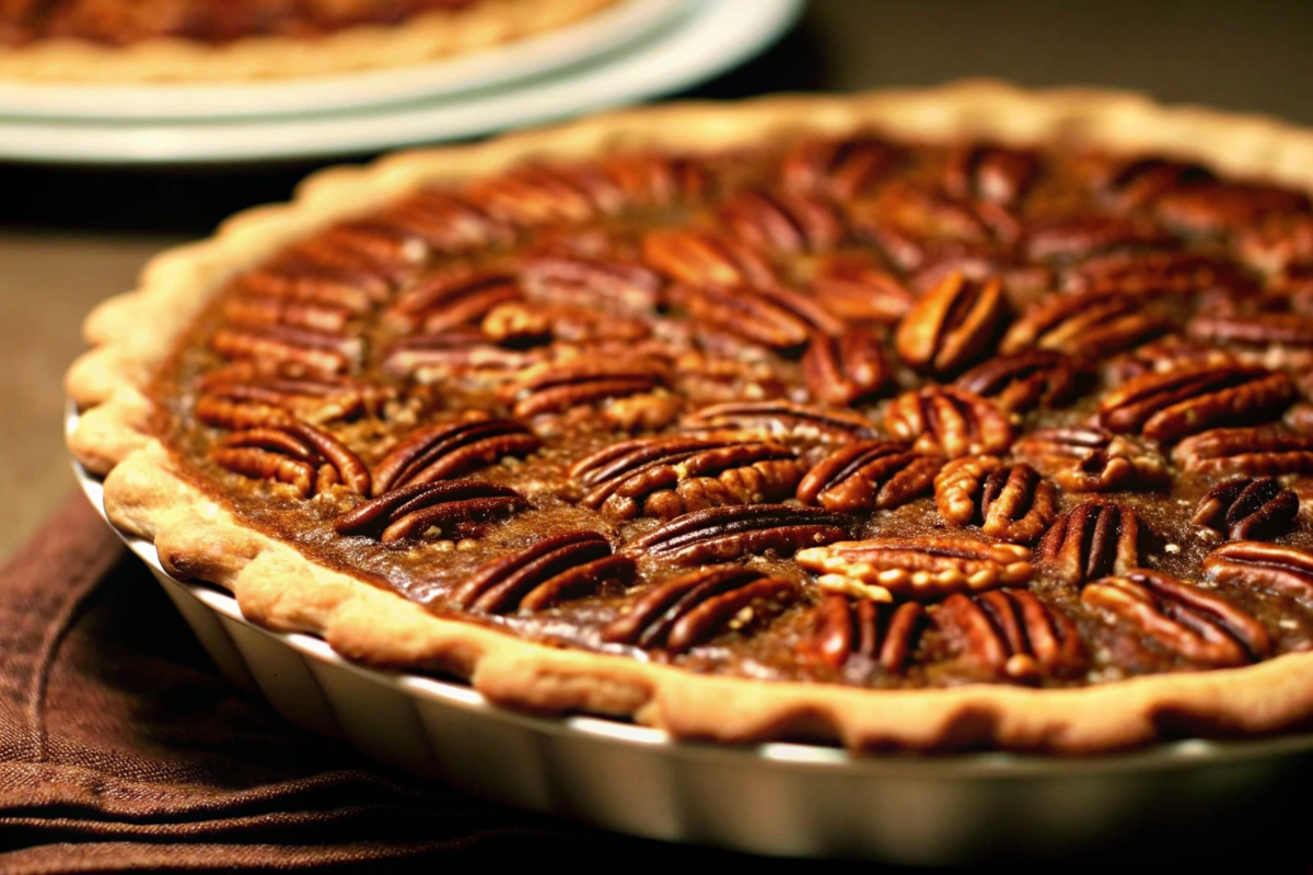 Thanksgiving Pecan Pie with Brazil Nuts