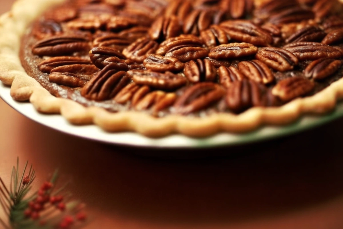 Thanksgiving Pecan Pie with Brazil Nuts