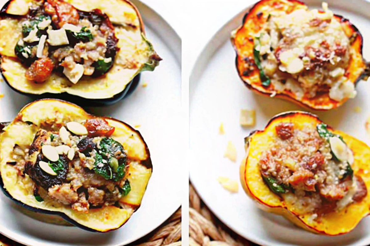 Thanksgiving Stuffed Acorn Squash