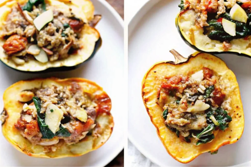 Thanksgiving Stuffed Acorn Squash