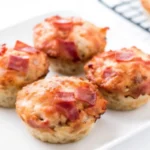 Turkey Meatloaf Muffins with Bacon