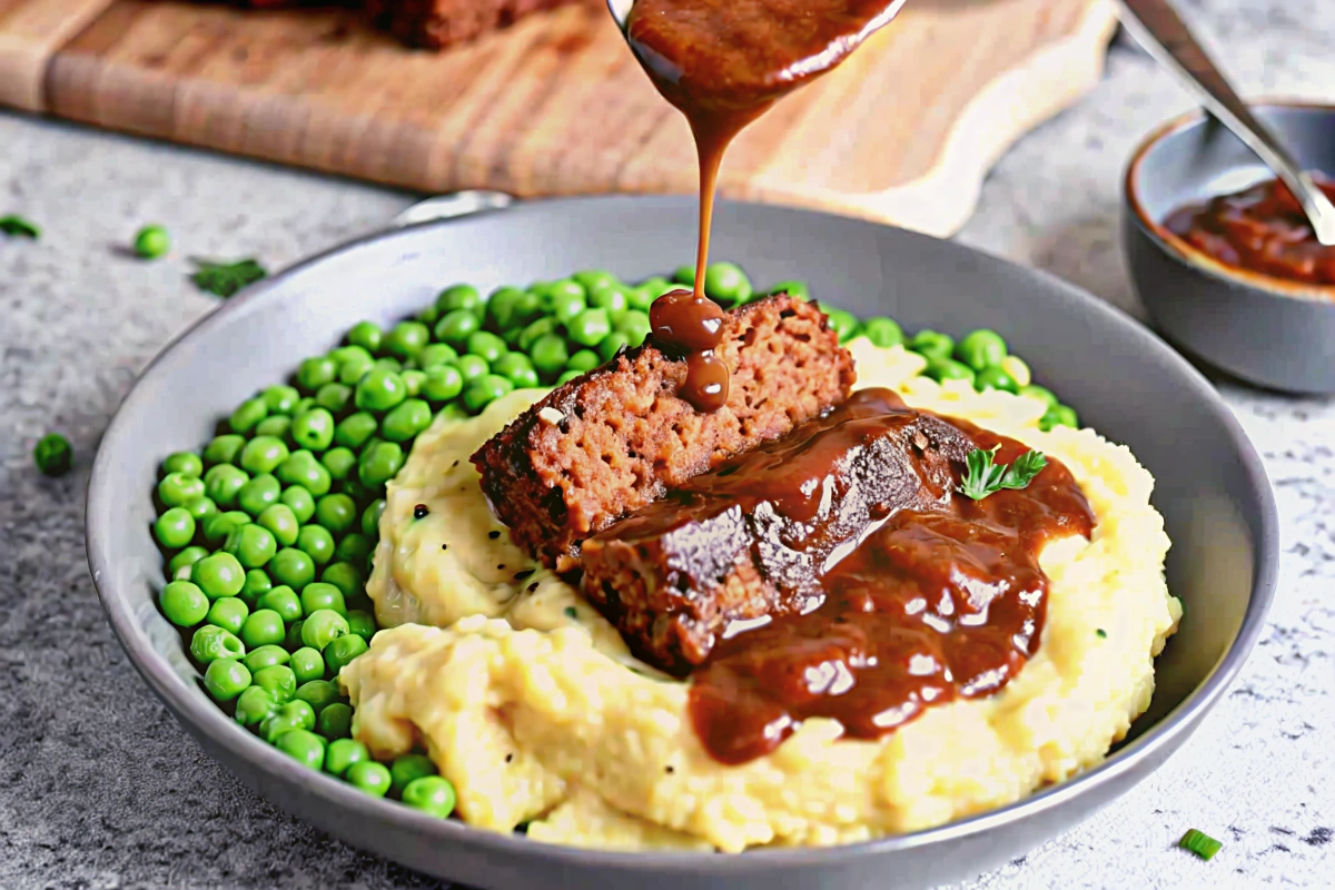 Vegan Meatloaf Recipe with Gravy