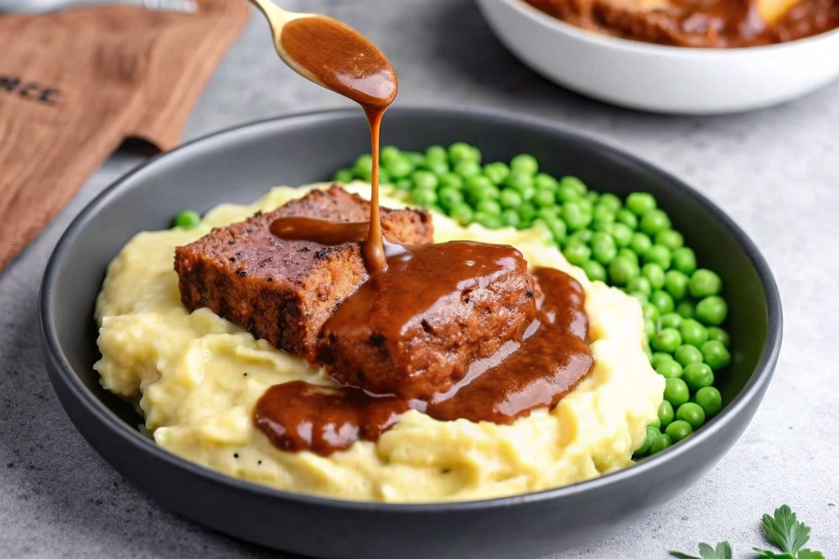 Vegan Meatloaf Recipe with Gravy