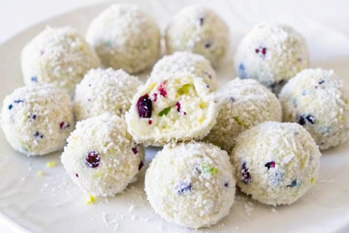 White Christmas Truffles