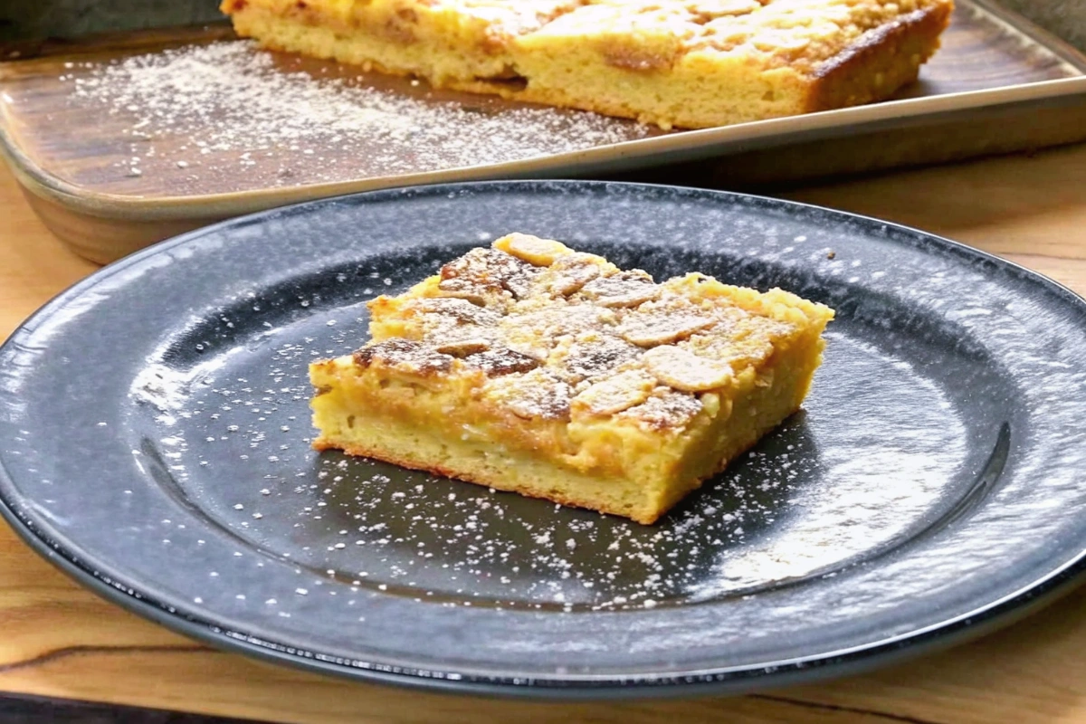 Almond Croissant Ooey Gooey Butter Cake