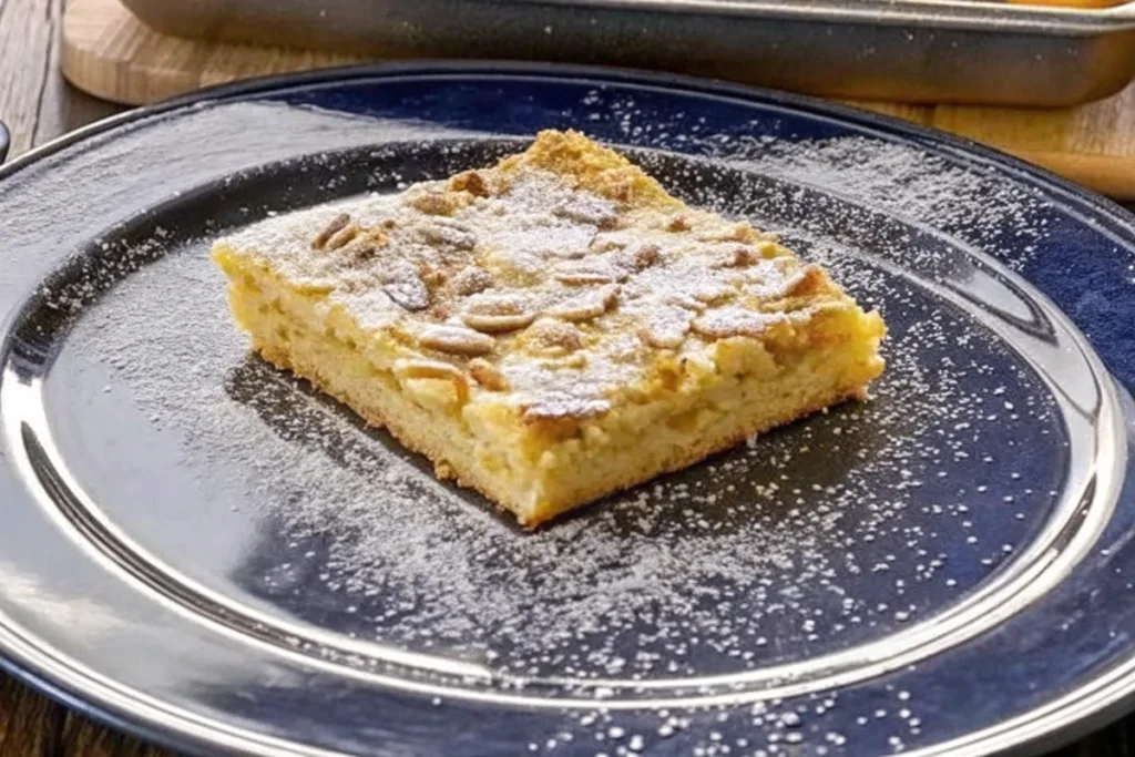 Almond Croissant Ooey Gooey Butter Cake