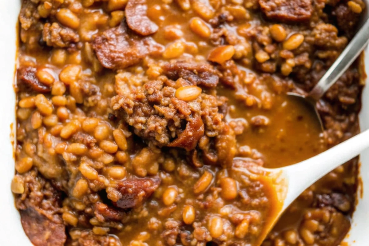 BBQ Baked Beans With Ground Beef