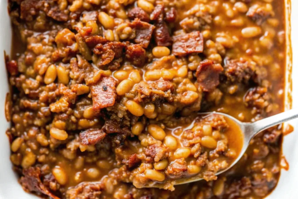 BBQ Baked Beans With Ground Beef