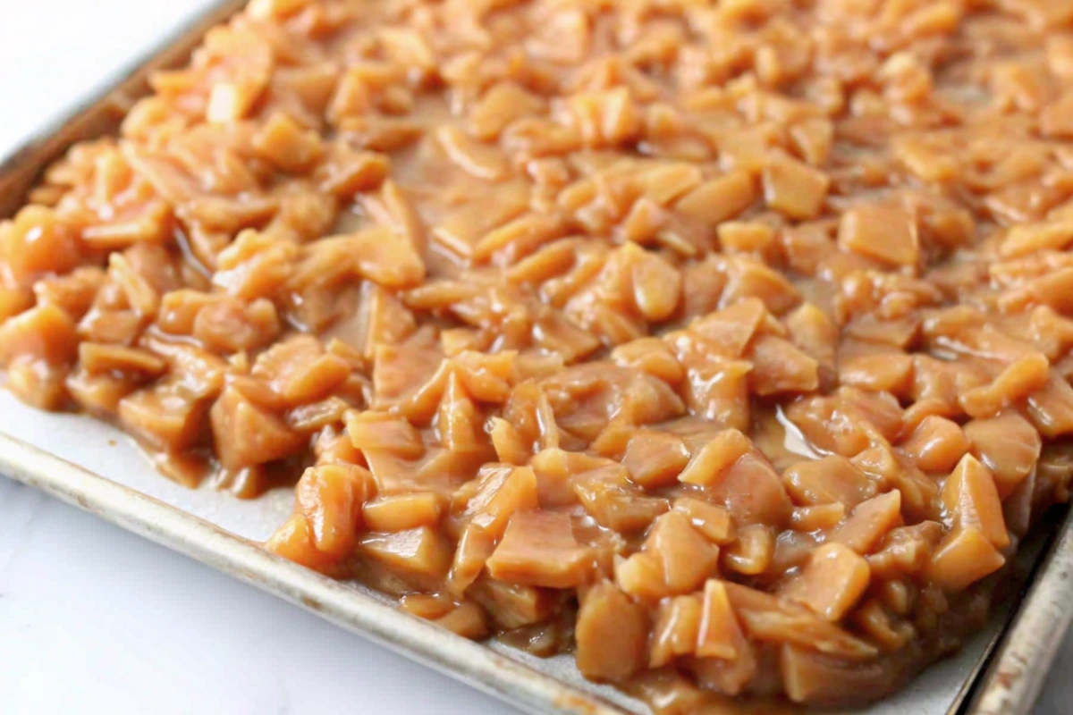 Caramel Apple Sheet Cake