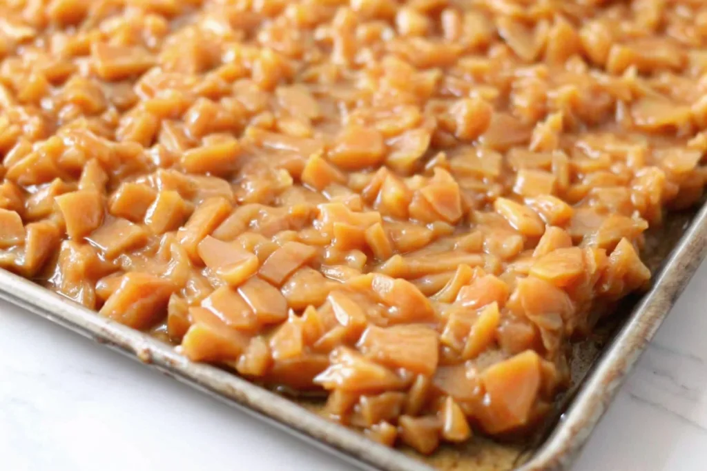 Caramel Apple Sheet Cake