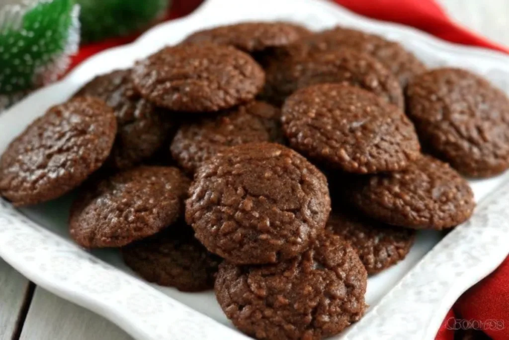 Christmas Chocolate Drop Cookies