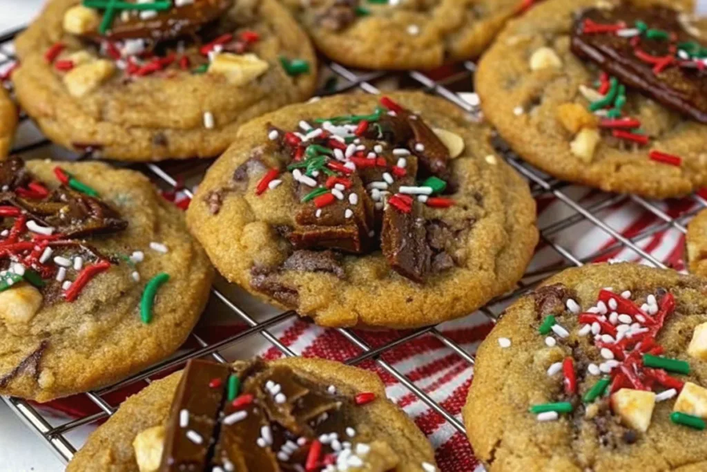 Christmas Crack Chocolate Chip Cookies