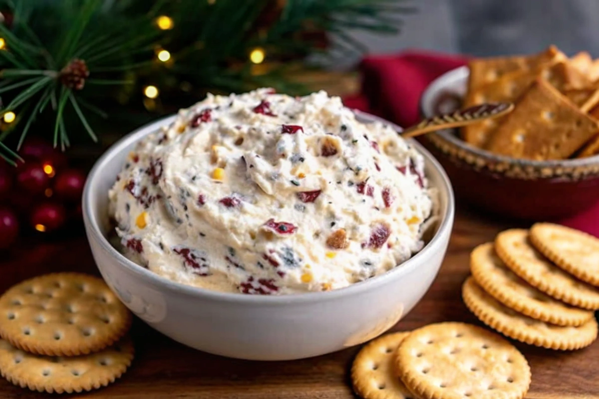Christmas Cranberry Cream Cheese Spread