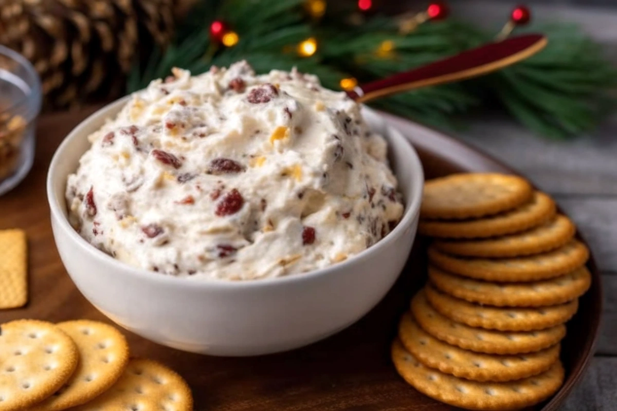 Christmas Cranberry Cream Cheese Spread