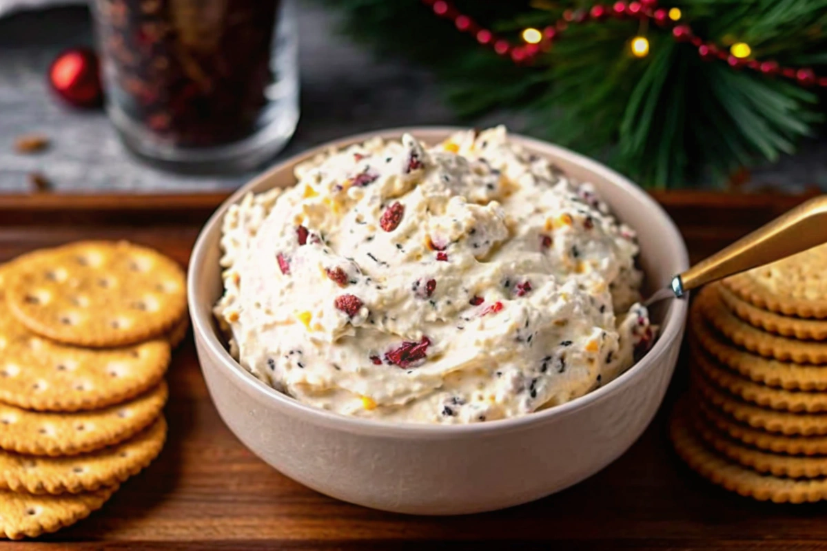Christmas Cranberry Cream Cheese Spread
