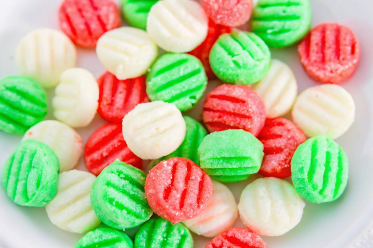 Christmas Cream Cheese Mints