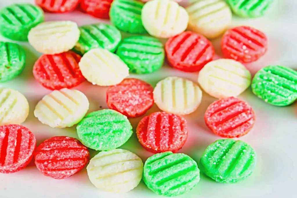 Christmas Cream Cheese Mints
