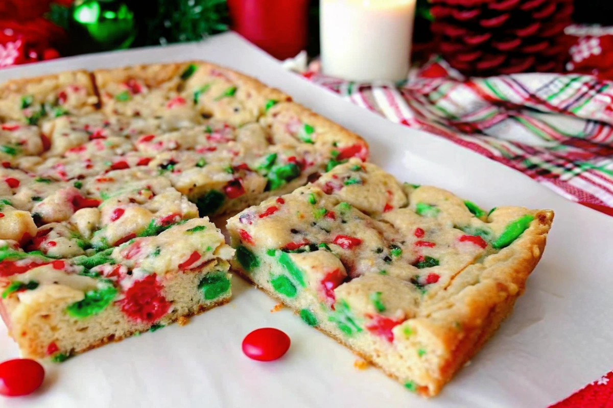Christmas Holiday Blondies
