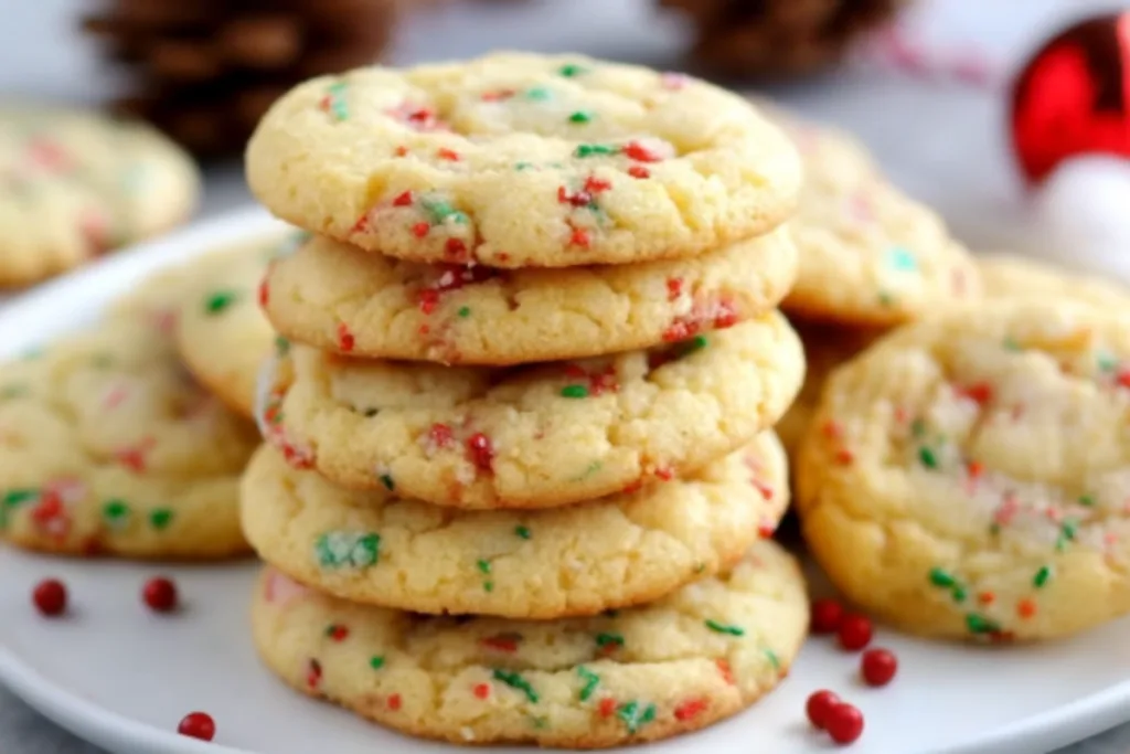 Christmas Ooey Gooey Butter Cookies