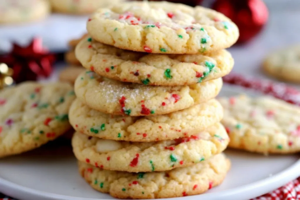 Christmas Ooey Gooey Butter Cookies