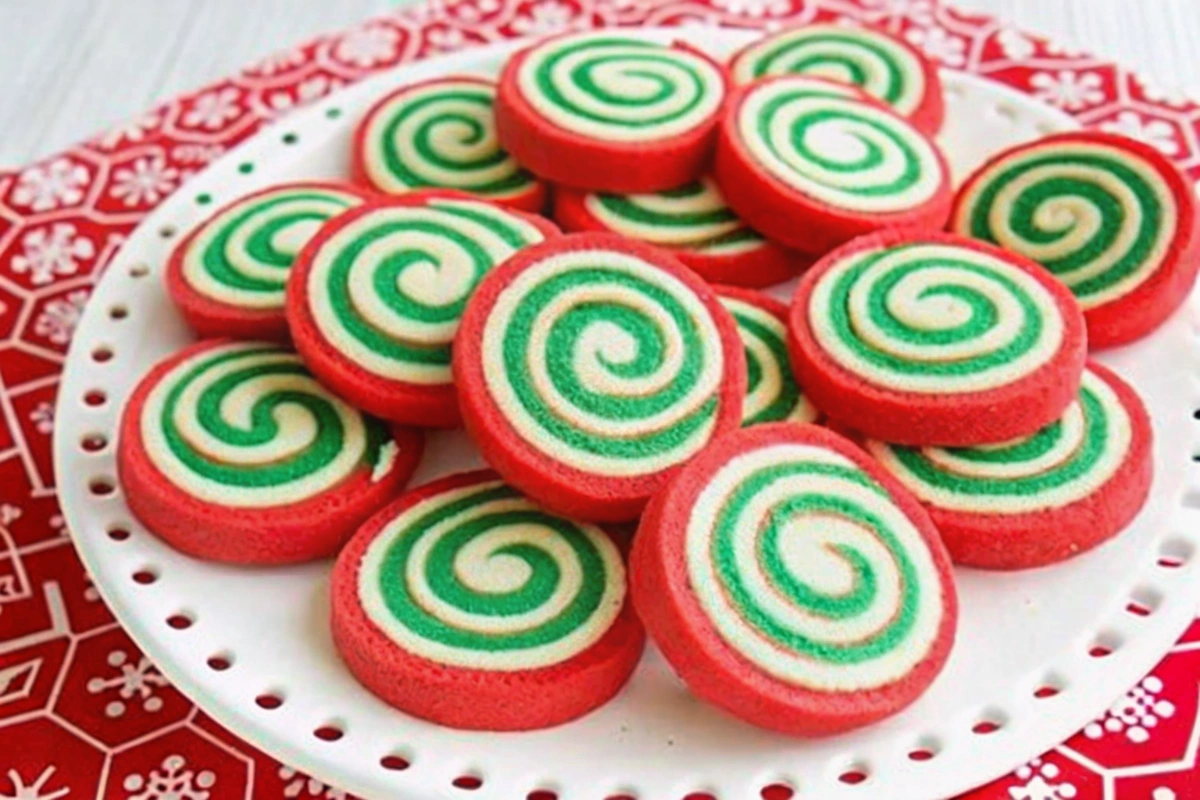 Christmas Pinwheel Cookies