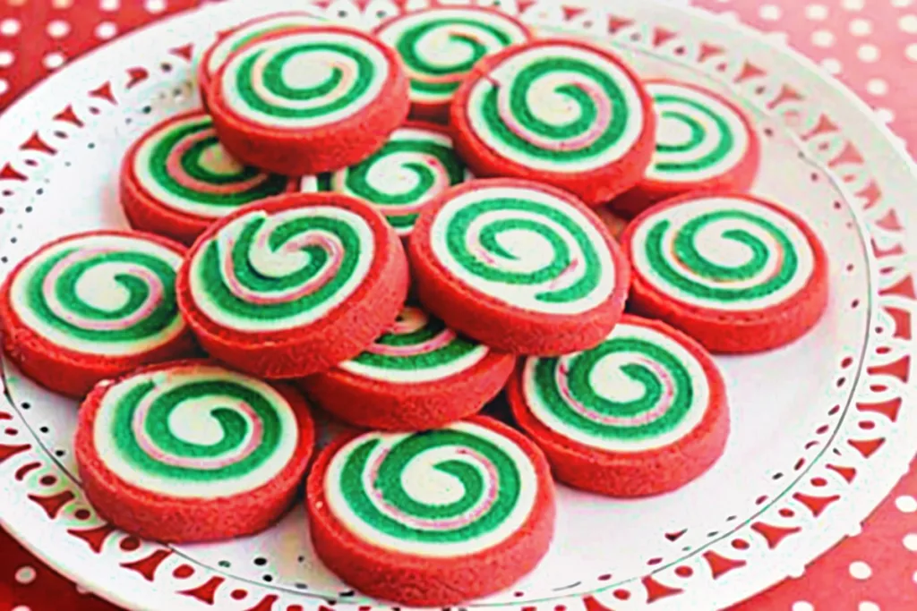 Christmas Pinwheel Cookies