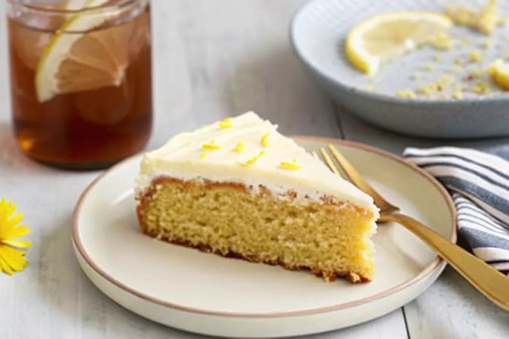 Cornbread Cake with Honey Buttercream