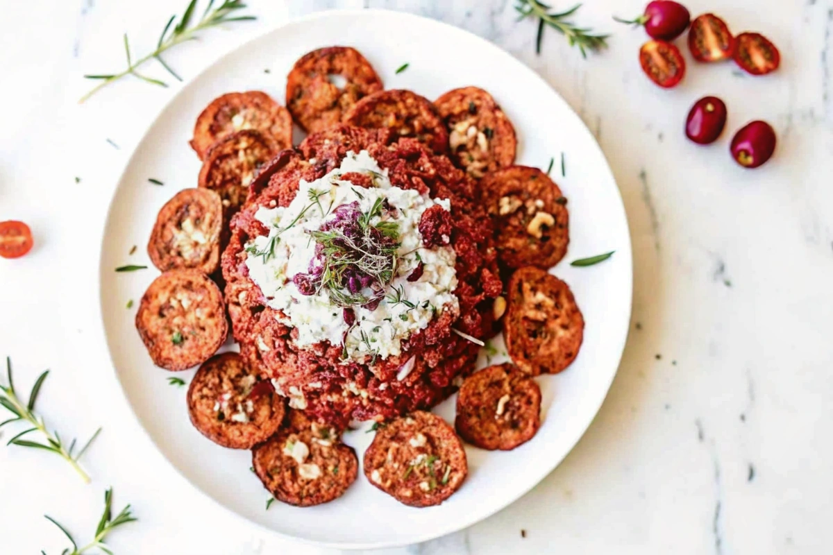 Cranberry Pecan Christmas Cheese Ball