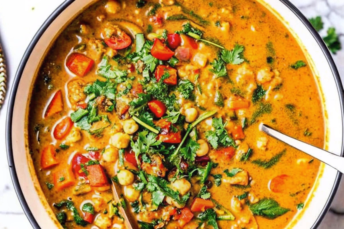 Creamy Vegan Vegetable Soup