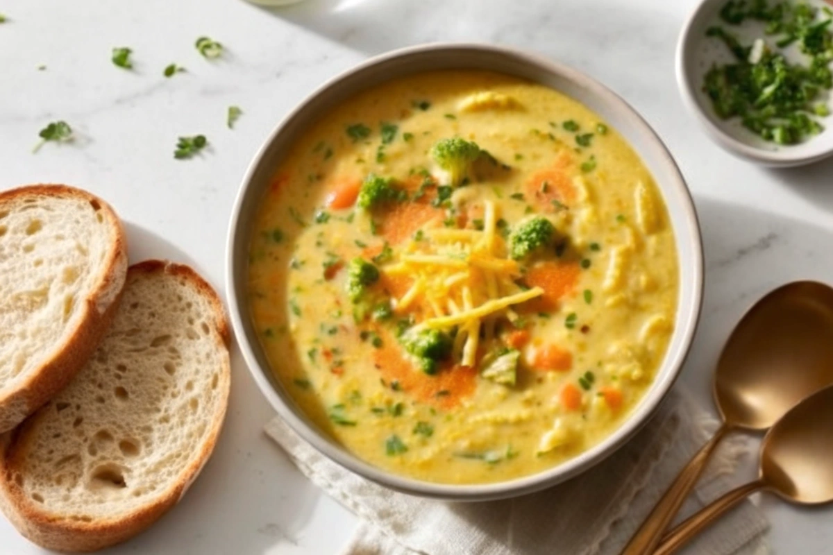Crockpot Broccoli Cheese Soup