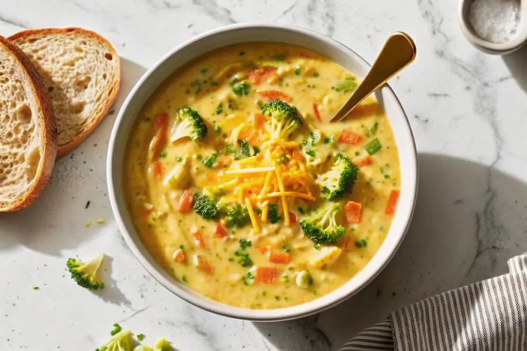 Crockpot Broccoli Cheese Soup